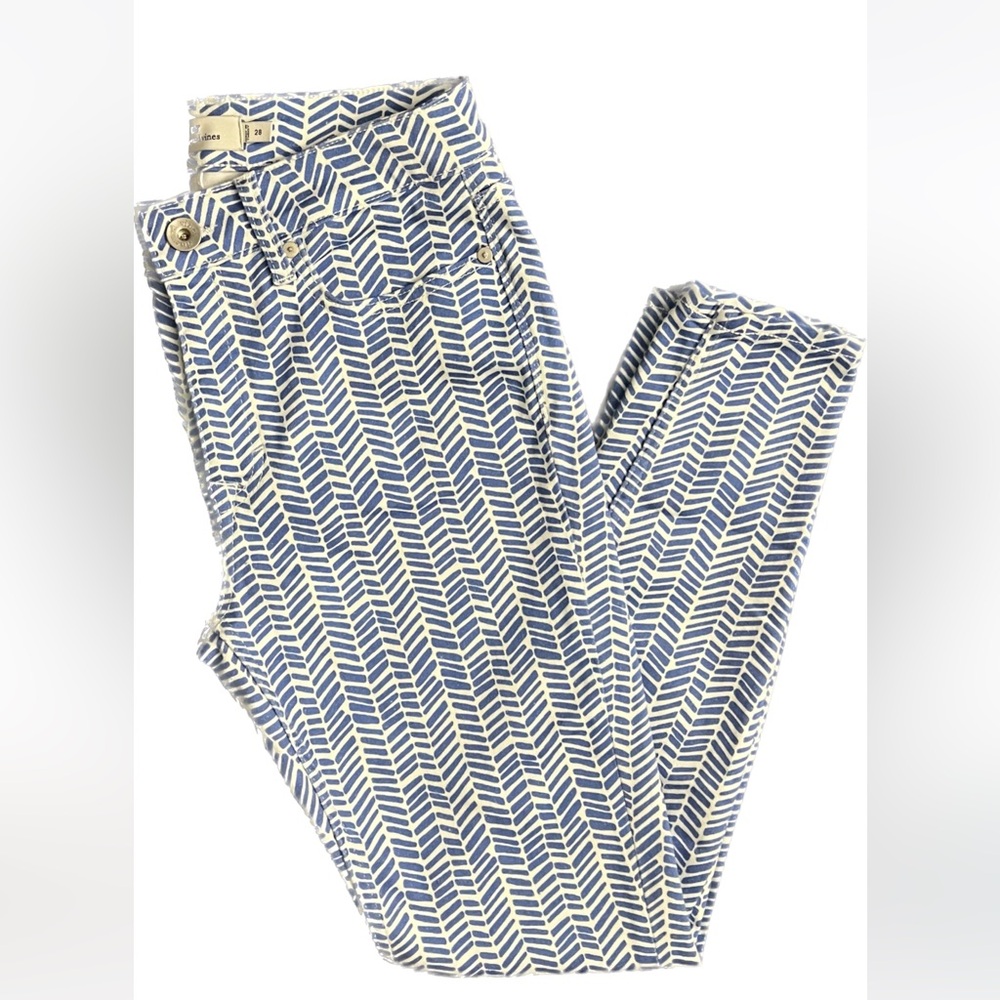 Vineyard Vines Jamie Chevron Print Jeans Size 28